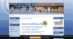 Desktop Screenshot of eisstadthalle.at