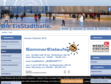 Tablet Screenshot of eisstadthalle.at
